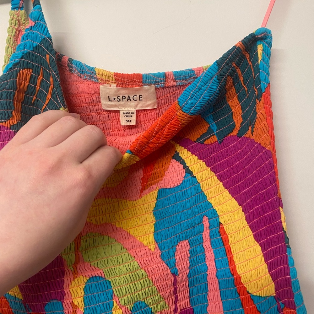 L*Space Multicolor One-Shoulder Dress - Picture 5 of 5